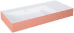 Elita Level mosdótál 100.5x45.5 cm négyszögletes klasszikus fehér-rózsaszín RE041461226020 (RE041461226020)