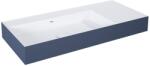 Elita Level mosdótál 100.5x45.5 cm négyszögletes klasszikus fehér-kék matt RE041461226210 (RE041461226210)