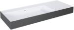 Elita Level mosdótál 120.5x45.5 cm négyszögletes klasszikus fehér-antracit matt RE041461236180 (RE041461236180)