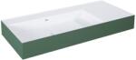 Elita Level mosdótál 100.5x45.5 cm négyszögletes klasszikus fehér-zöld matt RE041461226200 (RE041461226200)