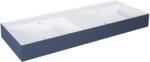 Elita Level mosdótál 120.5x45.5 cm négyszögletes klasszikus-dupla fehér-kék RE041461246210 (RE041461246210)