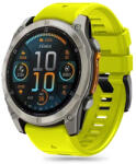 Tech-Protect Garmin Fenix 5 / 6 / 6 Pro / 7 / 8 (47 mm) / E Szíj - Tech-Protect Silicone Line - Lime (WR-181514)