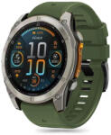 Tech-Protect Garmin Fenix 5X / 5X Plus / 6X / 6X Pro / 7X / 8 (51 mm) Szíj - Tech-Protect Silicone Line - Zöld (WR-181509)