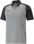 PUMA Férfi szabadidő rövid ujjú pólók Puma TEAMCUP CASUALS POLO szürke 657991-13 - XXL