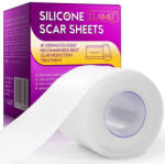 ELAIMEI Rola cu gel de silicon pentru ascunderea cicatricilor, plasture reutilizabil, 4 cm x 1.5 m, Elaimei