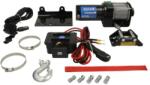 Husar Winch Troliu electric ATV 2500lbs (1133kg) 12V Cablu de oțel 10m 153: 1 Husar Winch