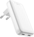 FIXED Slim GaN 2x USB-C kimenettel és PD 45W támogatással, fehér színben (FIXCG45S-2C-WH)