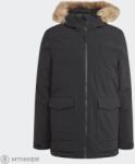 adidas PARKA HO FUR kabát, fekete (L)