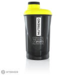 Nutrend shaker, 600 ml, fekete-sárga