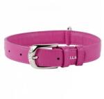 COLLAR Zgardă din piele netedă, roz 46 - 60cm, 35mm