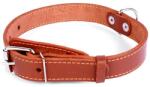 COLLAR Zgardă de piele pentru câini - 48- 63cm, 35mm - maro