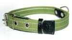 COLLAR Zgardă reflectozizantă din bumbac- 51 - 63cm, 35mm - verde