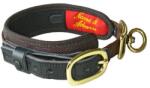 COLLAR Zgardă pentru câine cu piuliță DELUXE "XS", maro