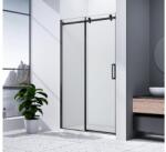 SAPHO GELCO DRAGON tolóajtó, 1100mm, matt fekete/transzparent üveg (GD4611B)