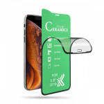 Apple 16 Plus 5D Full Glue Ceramic Glass teljes kijelzős képernyővédő hajlékony üvegfólia, fekete