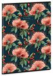 Ars Una Füzet sima ARS UNA A/4 40 lapos Extra kapcsos Flowery Green (53804198) - fotoland