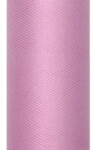 PartyDeco S. r. o Dekoranyag, tüll, 30CM, 9M, púder pink
