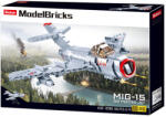 Sluban Model Bricks Army - szovjet MiG sugárhajtású vadászrepülő építőjáték készlet (M38-B0983)