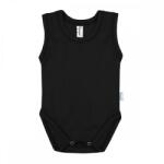 Kynga fekete ujjatlan gyerek body 104