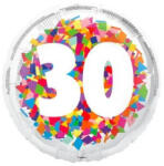 Unique Szám, Számos fólia lufi 18" 45cm - 30-as lufi (LUFI817405)