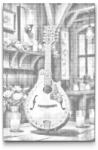  PontPöttyöző - Mandolin Méret: 40x60cm, Keretezés: Műanyagtáblával, Szín: Zöld