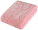 DuetBaby mintás babatakaró - 80x110 cm - Rózsaszín