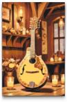  Festés számok szerint - Mandolin Méret: 40x60cm, Keretezés: Keret nélkül (csak a vászon)