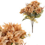 Autronic Buchet artificial de Dalia cappuccino, 49 cm