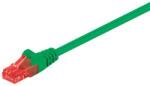 MicroConnect UTP Cat6 ethernet kábel 10m zöld (B-UTP610G) (B-UTP610G)