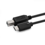 MicroConnect USB C to USB 2.0 B kábel, 1.8m (USB3.1C2B2) (USB3.1C2B2)