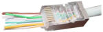 Gembird RJ45 FTP Cat5e, Cat6 csatlakozó dugó, 10db (LC-PTF-01/10) (LC-PTF-01/10)