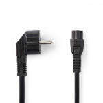 Nedis Schuko hajlított dugó - IEC-320-C5 tápkábel 3m fekete (CEGL10100BK30) (CEGL10100BK30)