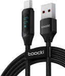 Toocki USB A - USB C 66W 6A kábel digitális kijelzővel 1m (TXCT-XY01) (TXCT-XY01)