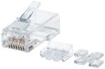 BLM RJ45 UTP CAT6A csatlakozó dugó tömör kábelhez, 1db (BK-12)