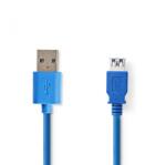 Nedis A dugó - A aljzat USB 3.0 kábel 3m kék (CCGP61010BU30) (CCGP61010BU30)