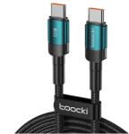 Toocki USB C 5A 100W kábel 1m zöld (TXCTT1-HY06) (TXCTT1-HY06)