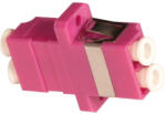 Lanview LC - LC multimode duplex OM4 toldó adapter (LVO231256) (LVO231256)