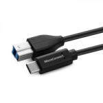 MicroConnect USB C to USB 3.0 B kábel 1.8m (USB3.1CB2) (USB3.1CB2)
