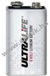 ULTRALiFE lithium elem típus CR9V 9V-Block