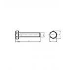  hatlapfejűcs 10.9 m22x 80 natur tm din-933