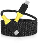 Tactical MagRope USB-C/USB-C 1m fekete/sárga