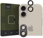 HOFI FNS0312 Apple iPhone 16 / 16 Plus HOFI CAMRING PRO+ üveg kamera lencse védő, Fekete (FNS0312)