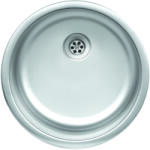 Evido RONDO natúr rozsdamentes acél mosogató, 446 mm (442002) - watermarkt