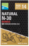 Preston Háčiky Preston NATURAL N-30 15 ks 10