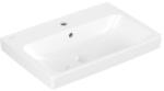 Villeroy & Boch Architectura mosdó középen, négyszög, 3 furattal, túlfolyóval 650x445 mm, fehér, CeramicPlus 4A8765R1 (4A8765R1)