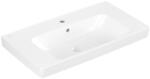 Villeroy & Boch Architectura mosdó középen, 3 csaplyukfurattal, túlfolyóval 800x445 mm, fehér, CeramicPlus 4A8780R1 (4A8780R1)