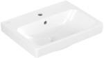 Villeroy & Boch Architectura mosdó középen, négyszög, 3 furattal, túlfolyóval 550x420 mm, fehér, CeramicPlus 4A8755R1 (4A8755R1)