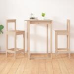 vidaXL 2 db tömör fenyőfa bárszék 40 x 41, 5 x 112 cm (822142)