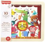 Mattel Mini puzzle din lemn, Fisher Price, Jungla, HXV18 (N000HXV15_003w) Puzzle