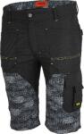 BENNON pantaloni scurți de lucru PREDATOR, negru/gri